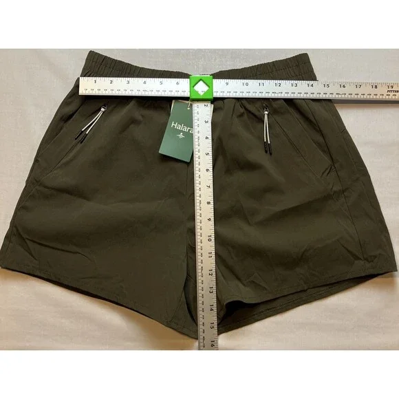 Halara Nylon Women’s Short Zipper Pockets Medium NWT - Picture 4 of 4